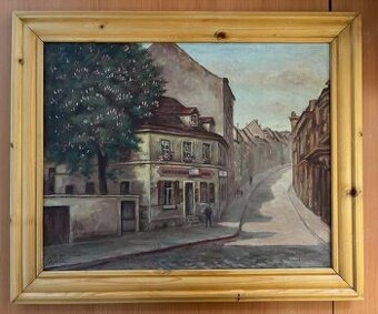 Gemälde Hermann Ruf - Pforzheim, original antikes Öl