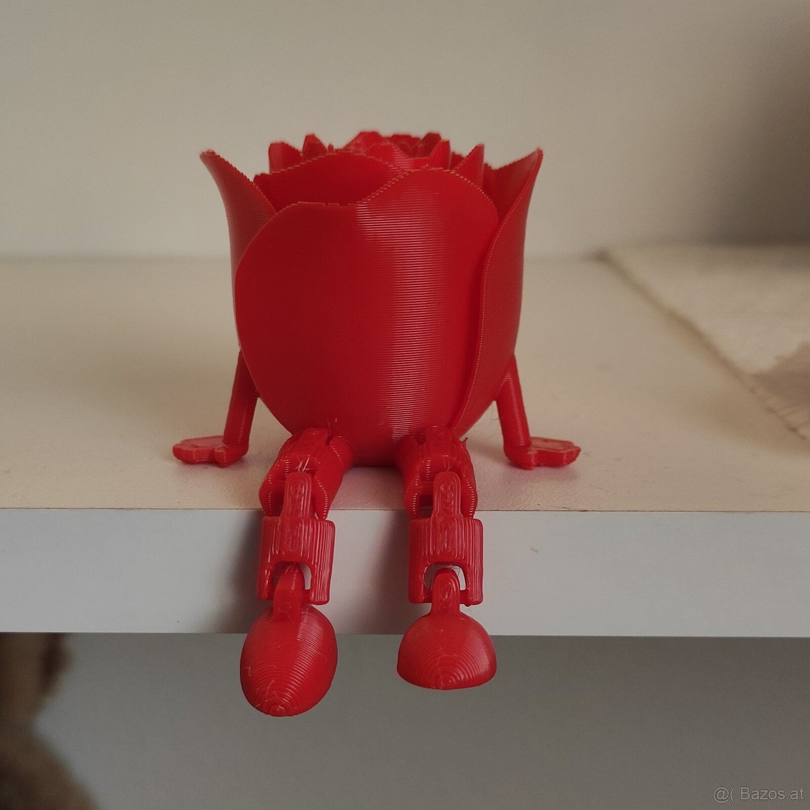 Sitzende Rose aus dem 3D-Druck – originelle Dekoration - 2