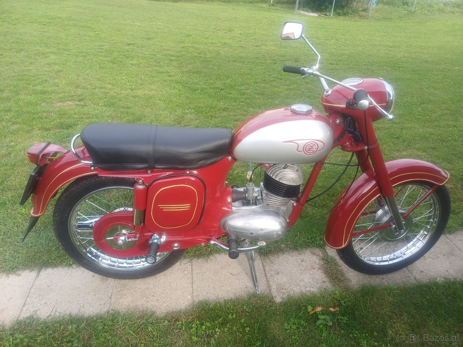 ČZ 175 Typ 470 Sport (1965) mit TP und Kennzeichen -nach GO - 2