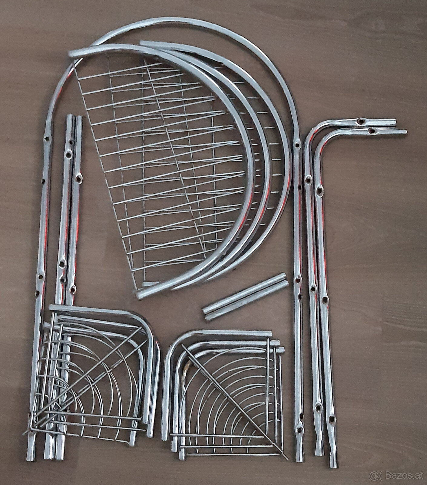 Wandregal groß - Chrom 70x70x27 cm - 2