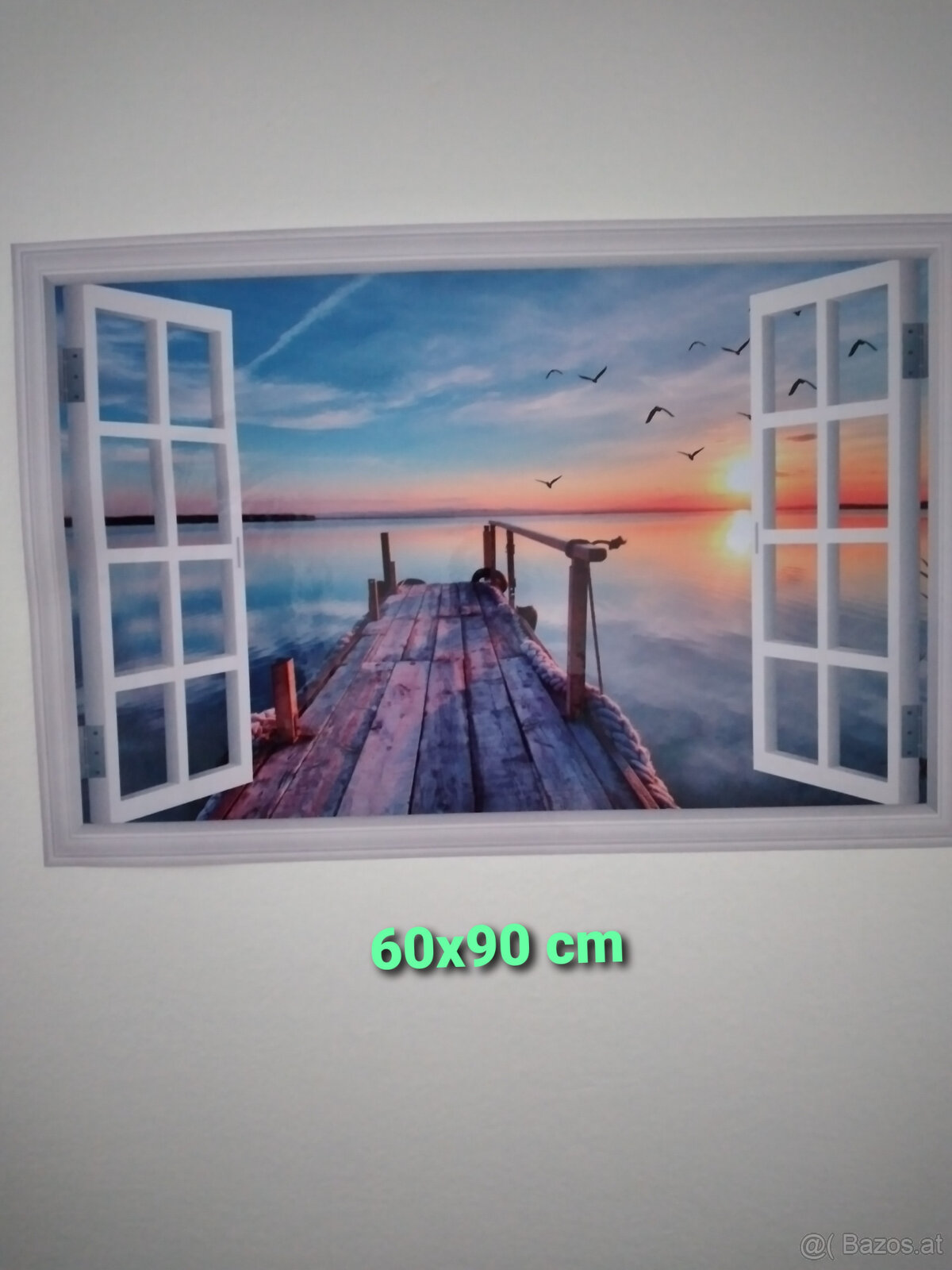 3D Bild zum aufkleben 60x90 cm - 2