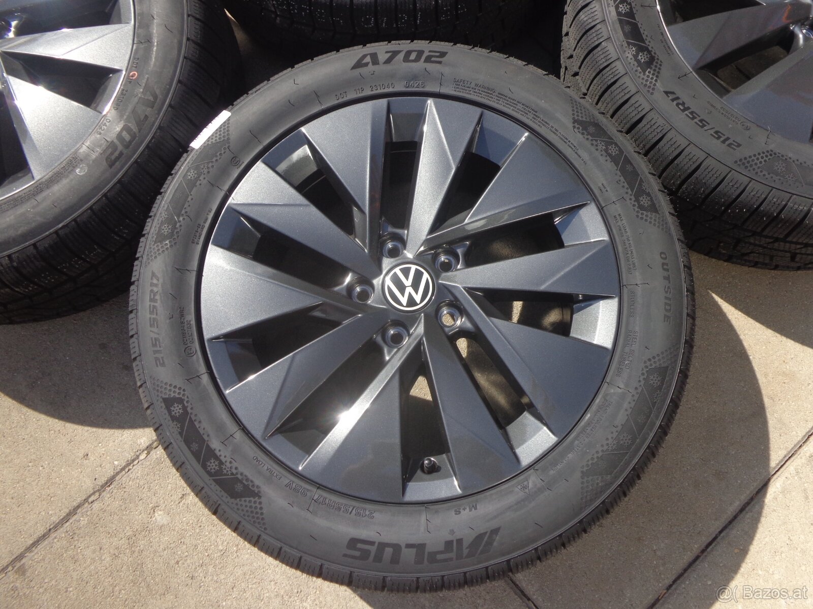 VW T-Roc / VW Passat / Seat Ateca nagelneue Winterradsatz17 - 2