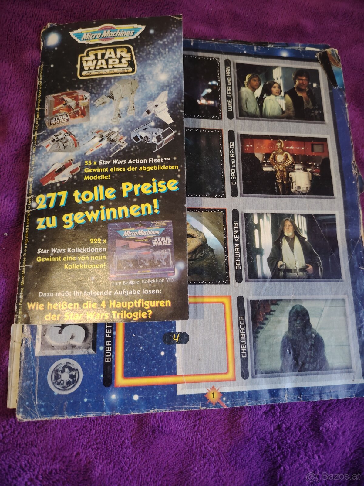Star Wars Sticker album Älters album - 2