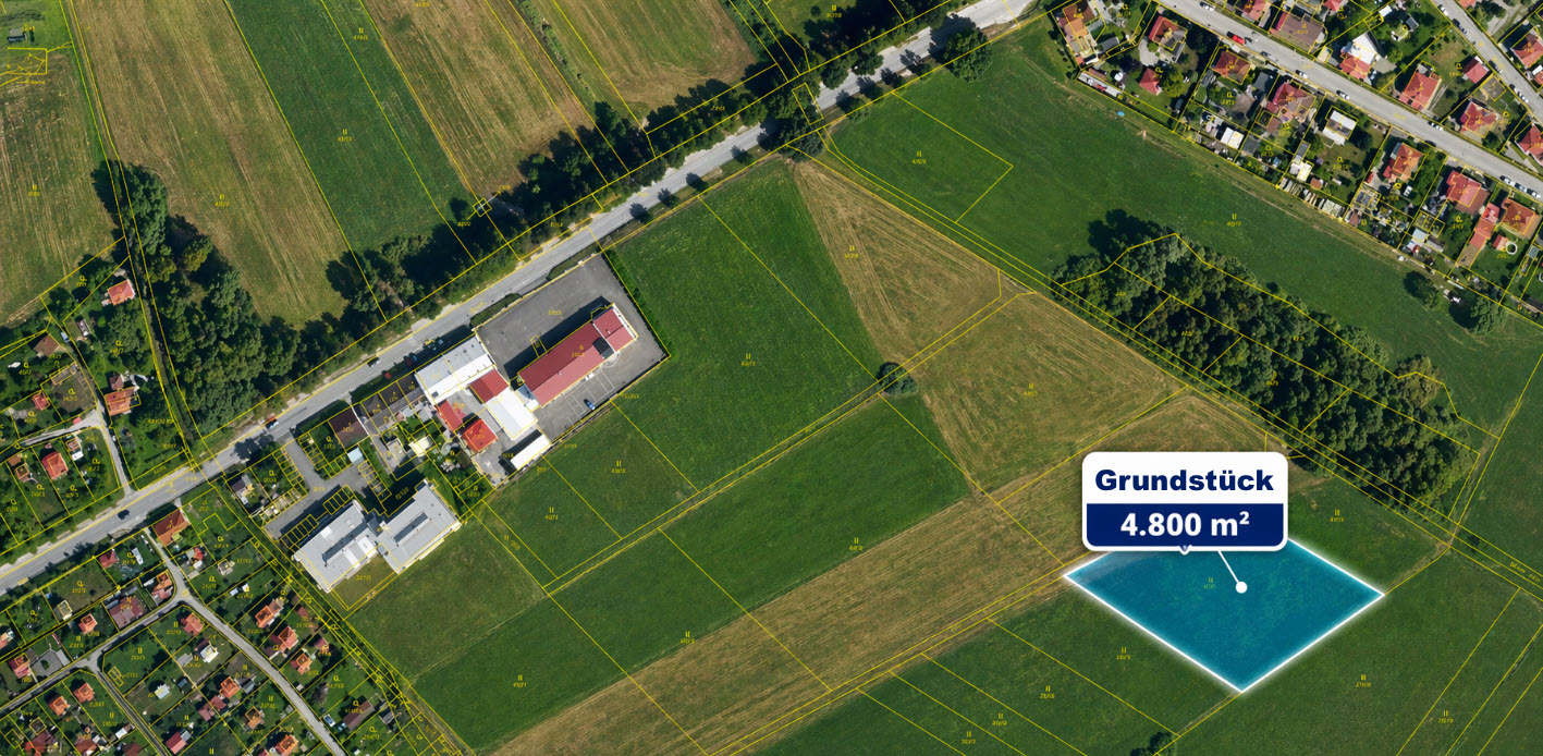Grundstück Třeboň – 4.800 m² | Nähe Zentrum - Video - 2