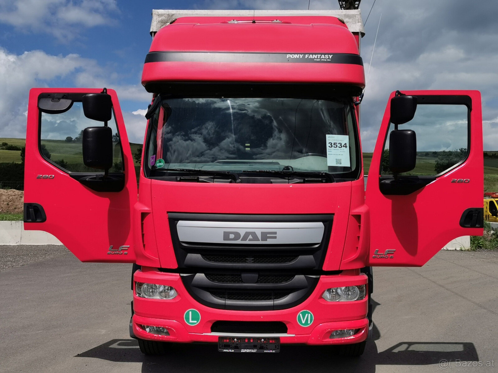 Zu verkaufen DAF LF 18.280 FA EURO 6 Pritschenwagen - 2