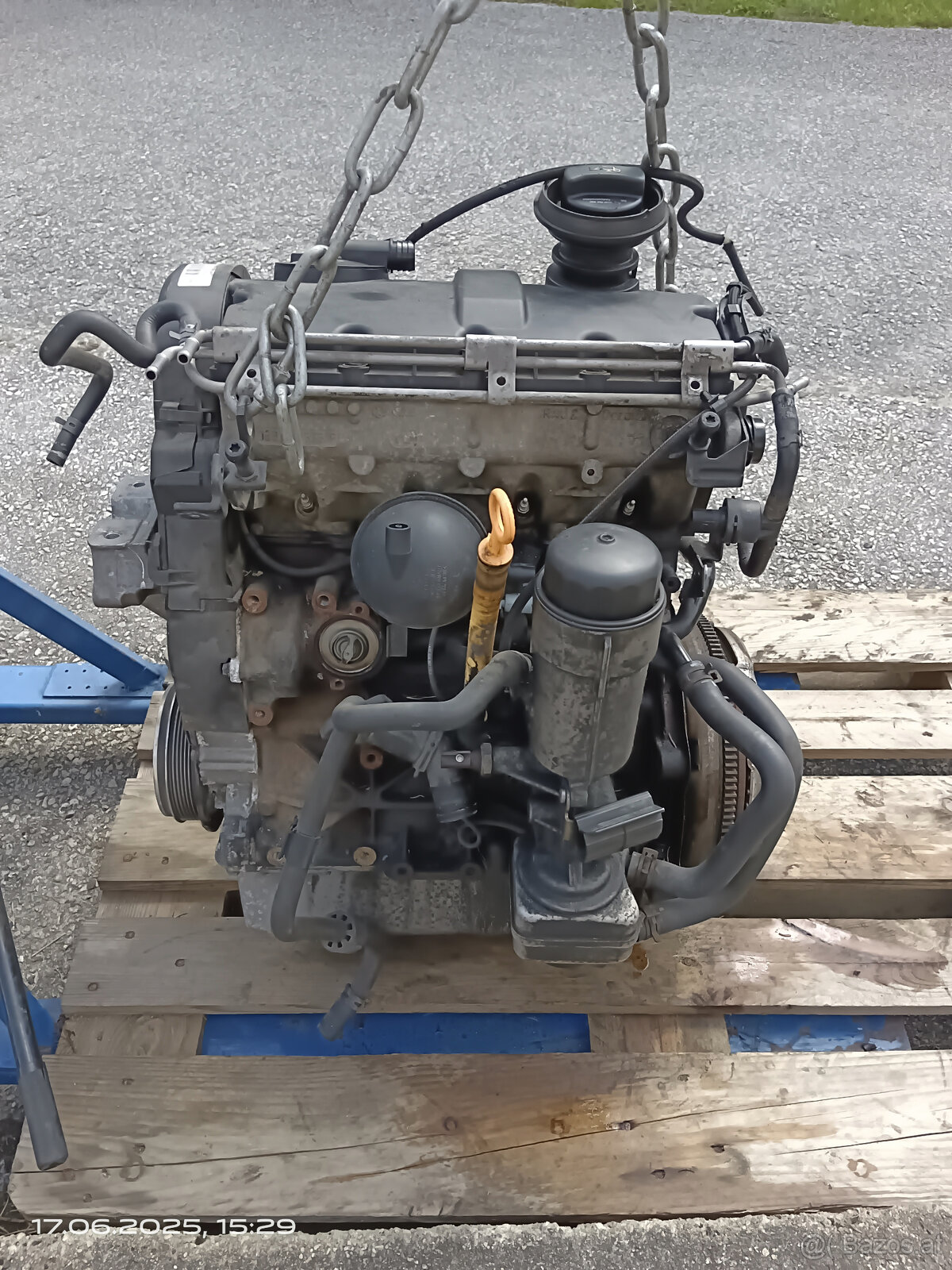 Motor VW Golf 4 ATD 1,9 TDI neuer Zahnriemen 101 PS 2003 tro - 2