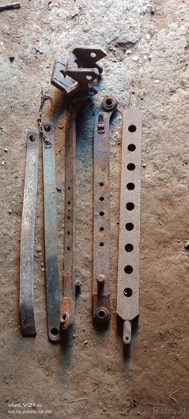 Steyr 15 Mähbalkenmesser ,Hydraulikstreben,Anhängemaul - 2