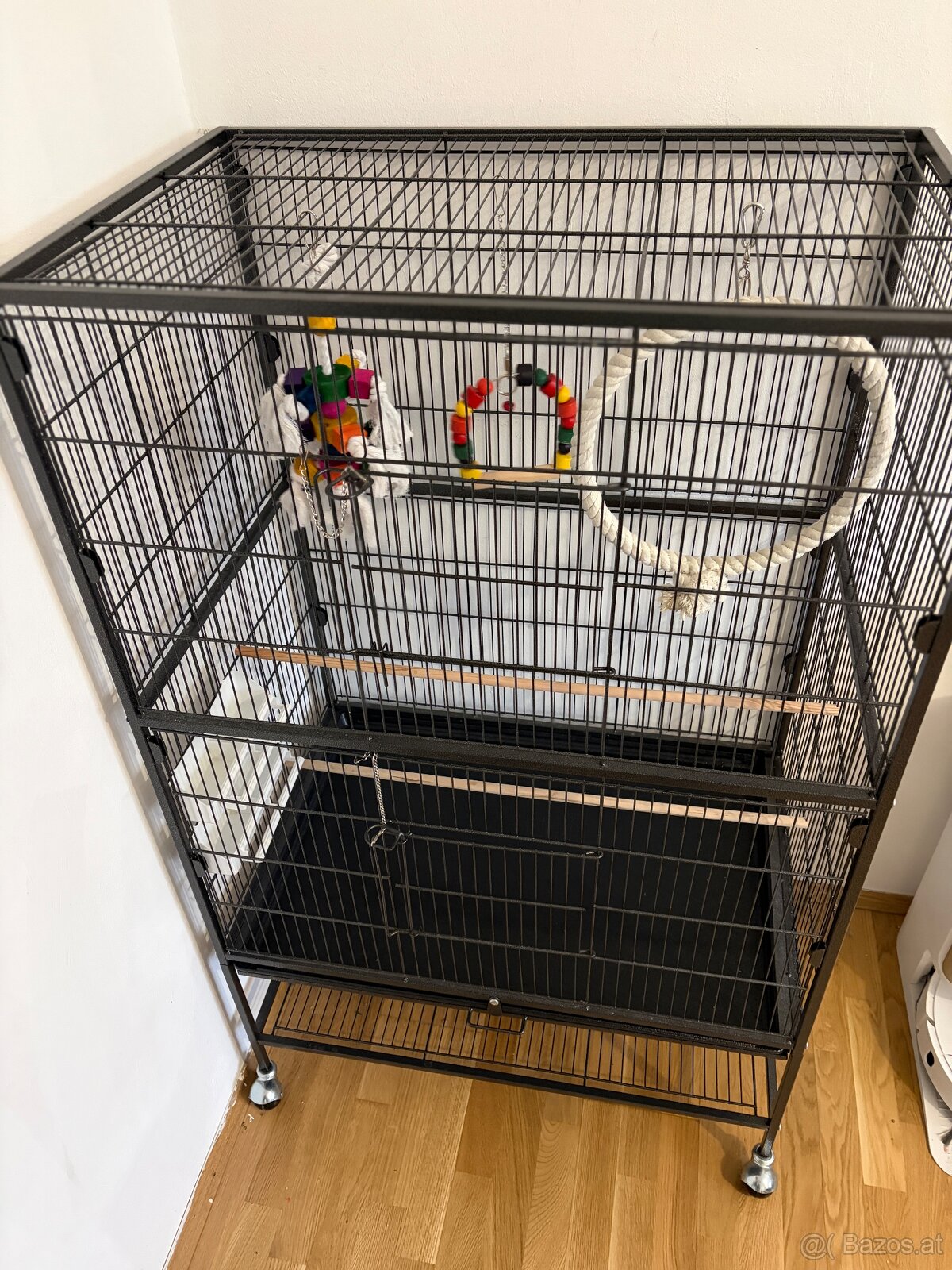 Große Vogelvoliere auf Rollen mit Rechnung und Garantie - 2