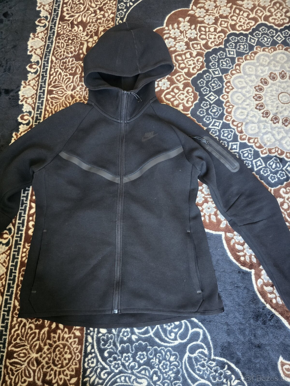 Nike Tech Fleece Hoodie Schwarz Größe M - 2