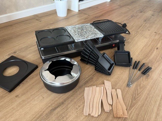 Klarstein Tischgrill und Fonduelette XL mit Zubehör - 2