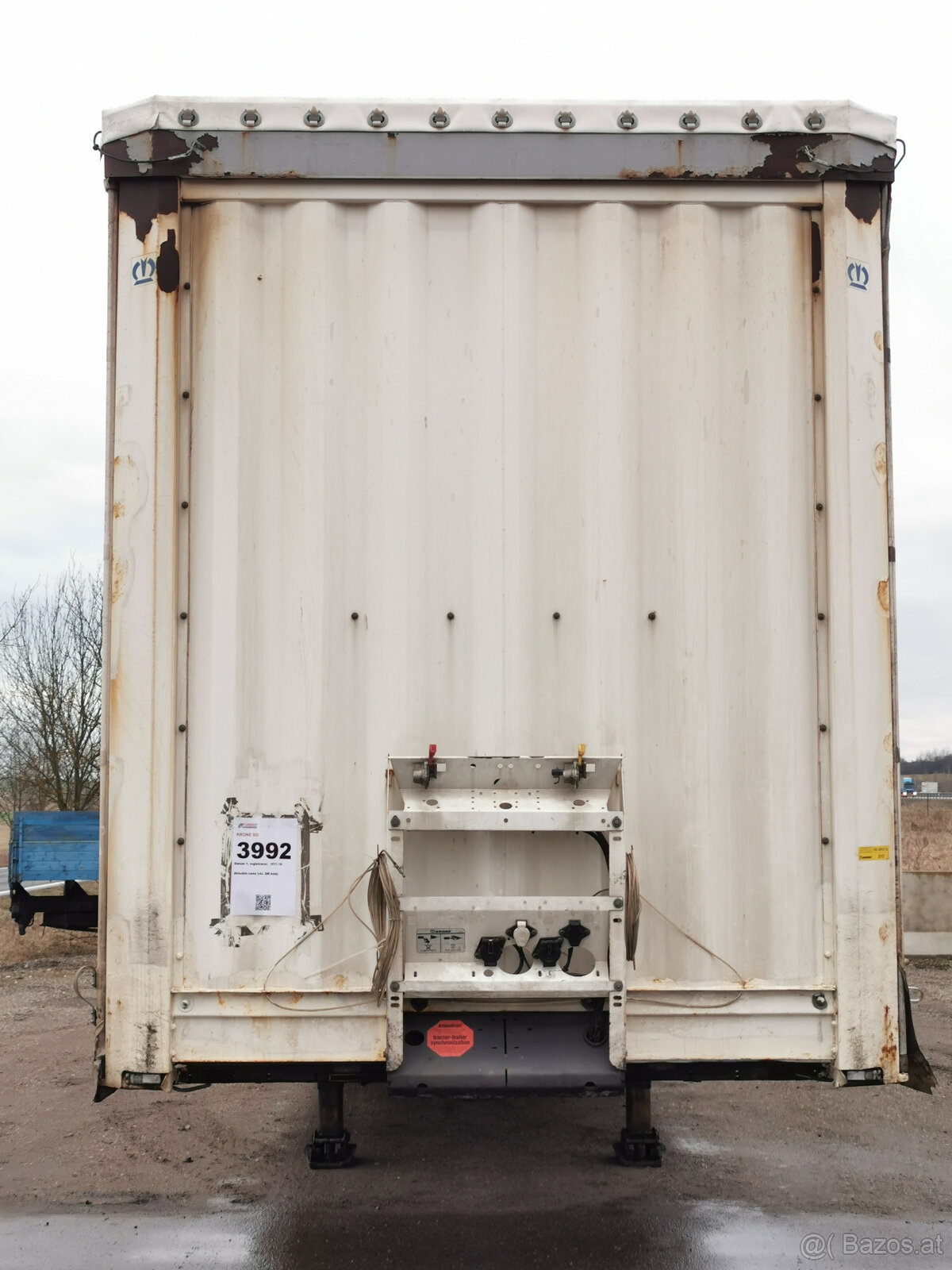 Pritschenauflieger mit Plane KRONE SD low deck - 2