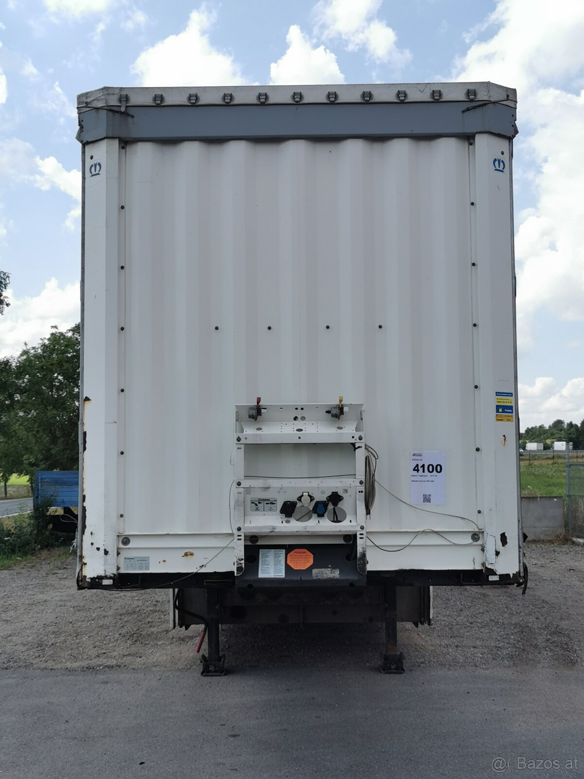 Pritschenauflieger mit Plane KRONE - 2