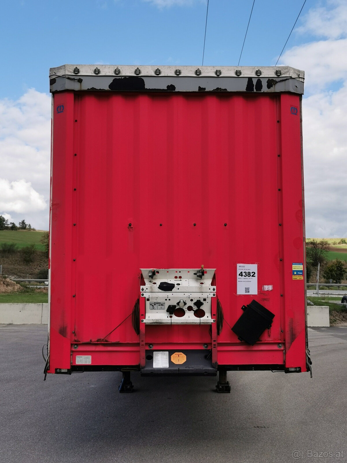 Pritschenauflieger mit Plane KRONE SD low deck - 2