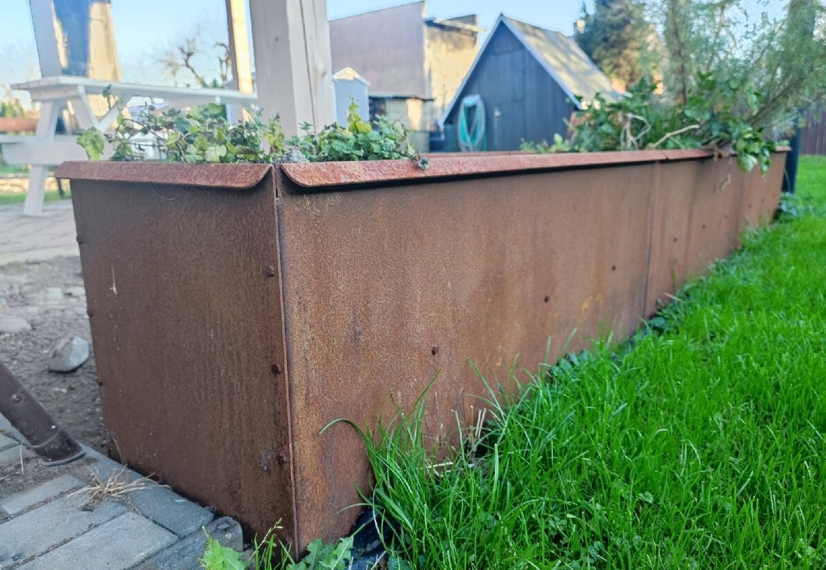 Schluss mit Schnecken Massives 3-mm-Hochbeet aus Stahl - 2