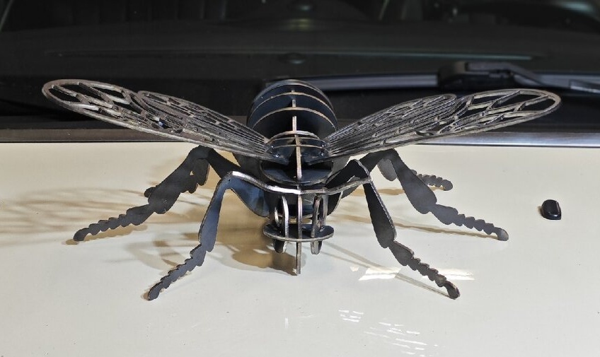 Metallbiene - Dekoration, 40 cm - stehend - Verzinkt 123 €, - 2