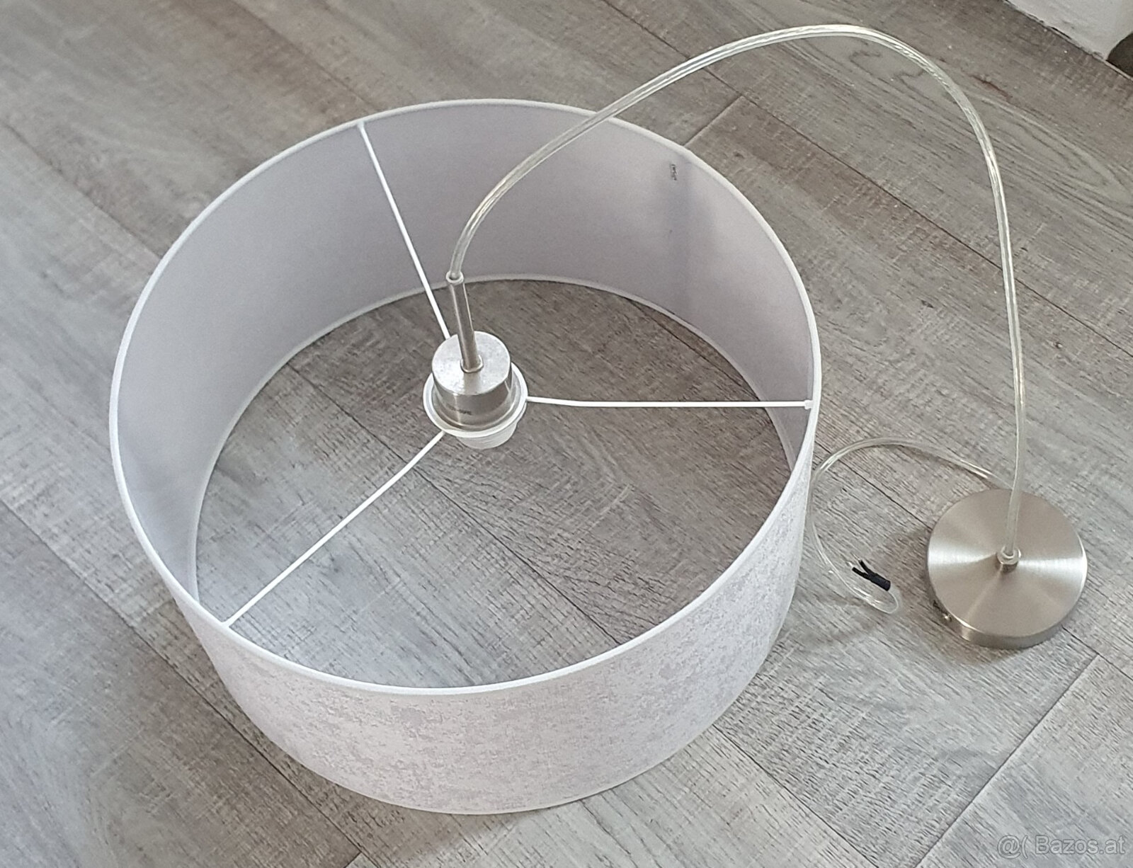 Kronleuchter-Lampenschirm - Silber - NEU / Deckenleuchte / H - 2