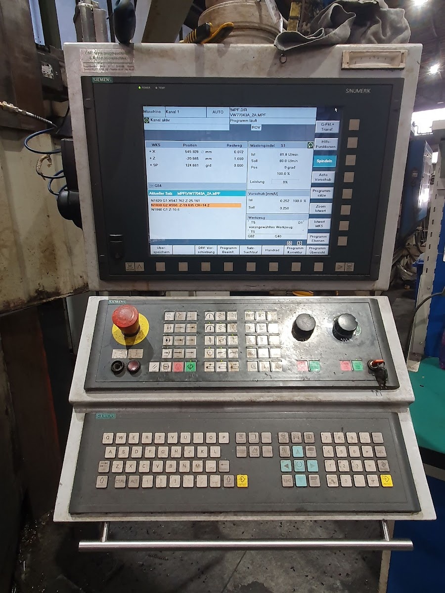 TOS Hulín SKIQ 12 CNC - Karusselldrehmaschine Einständer - 2