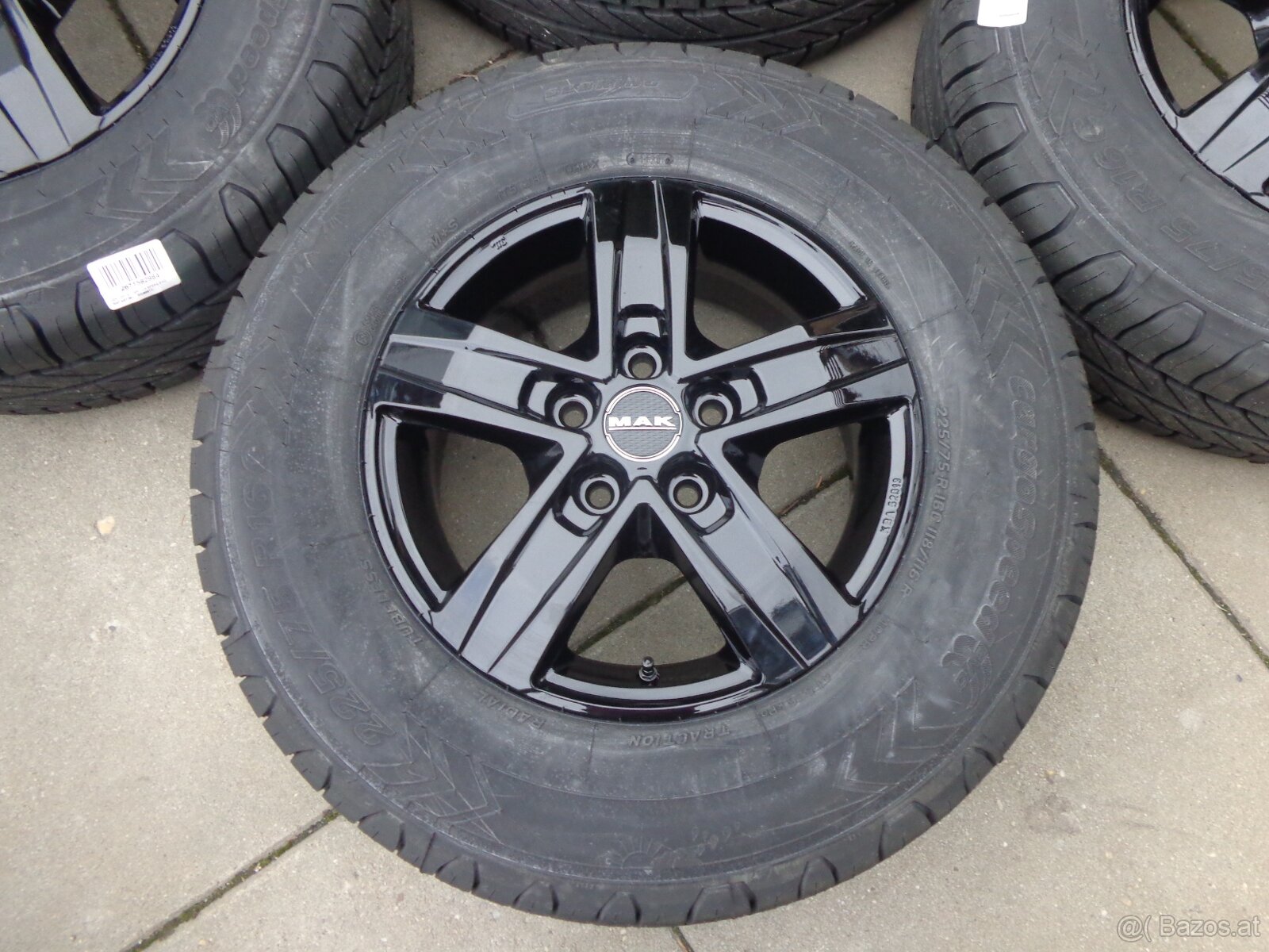 Fiat Ducato nagelneue Sommerradsatz 225/75R16C - 2