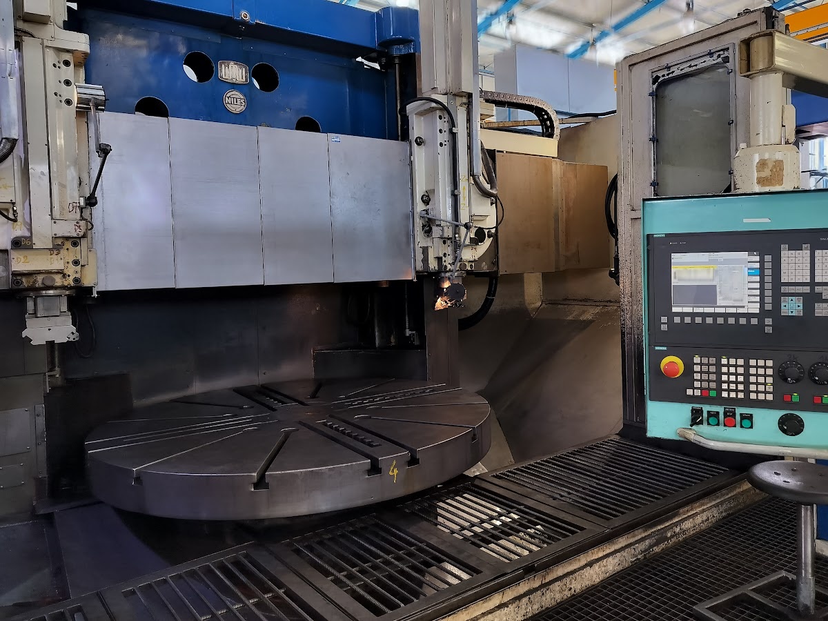 NILES DKZ 2500 - Karusselldrehmaschine Doppelständer - 2