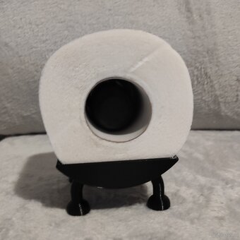 Fröhlicher Toilettenpapierständer — 3D-Druck - 2