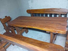 Massivholztisch - Eiche, Stôl z masívu - Dub - 2