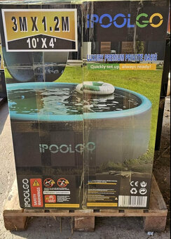 Ipoolgo-Schwimmbecken zu verkaufen, neu verpackt, 3 x 1,2 m, - 2