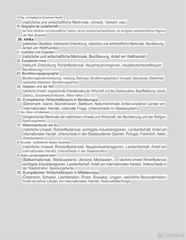 Maturafragen Geographie (mündliche Prüfung) - 2