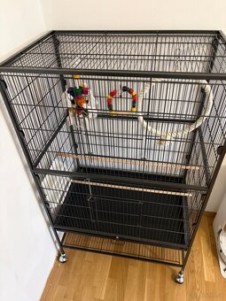 Große Vogelvoliere auf Rollen mit Rechnung und Garantie - 2