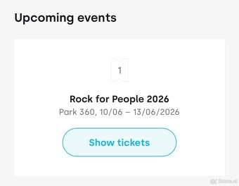 Rock for People 3 Day (without sunday) Cz - 2