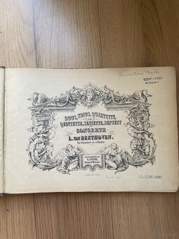 Ludwig van Beethoven, 1872 - Notenband - 2