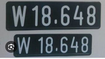 altes österreichisches Nummernschild anbieten - 2