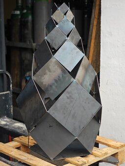 AnzeigeIndustrieskulptur / Moderner Baum – handgefertigt - 2