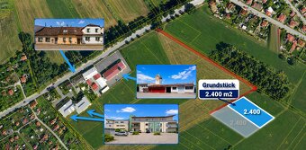Grundstück in Třeboň – ca 2.400 m² | nahe Stadtzentrum - 2
