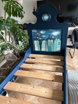 Neobaroko posteľ 90x200cm - 2