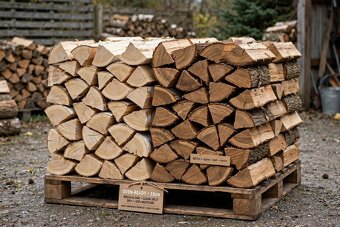 Brennholz Buche & Eiche - OFENFERTIG 33cm - trocken - Zustel - 2