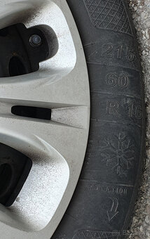 Alufelgen mit alte Winterreifen - 215/60 R 16 H - 2