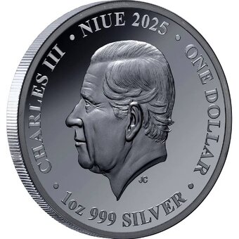 LUXUS Silbermünze 1 oz Titanic Black Proof 2025 - 2
