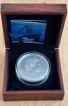 5 oz Titanic Silbermünze in Antik-Optik, Auflage 49 Stück - 2