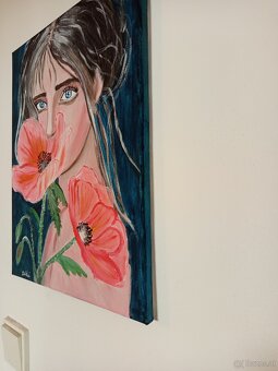Frau mít Blumen - 2