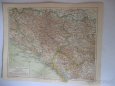 Historische Landkarte Bosnien Montenegro 1895 - 2
