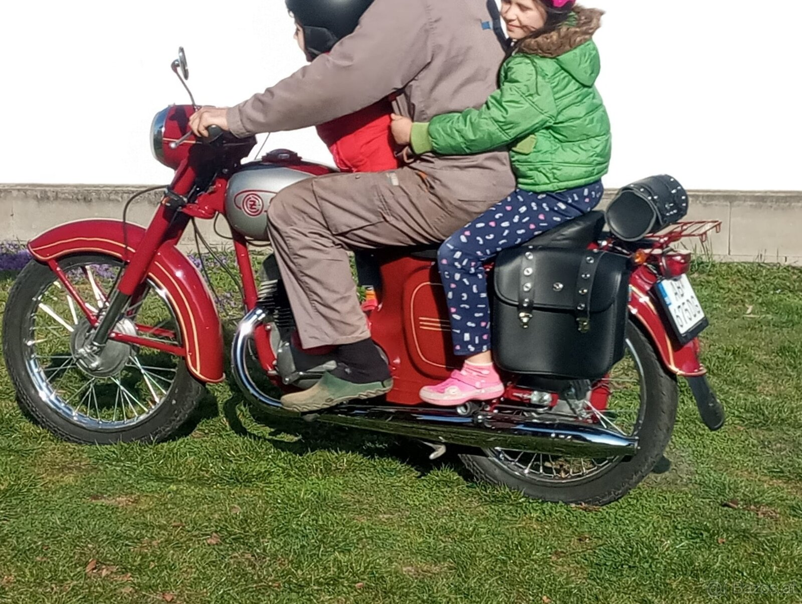 ČZ 175 Typ 470 Sport (1965) mit TP und Kennzeichen -nach GO - 3