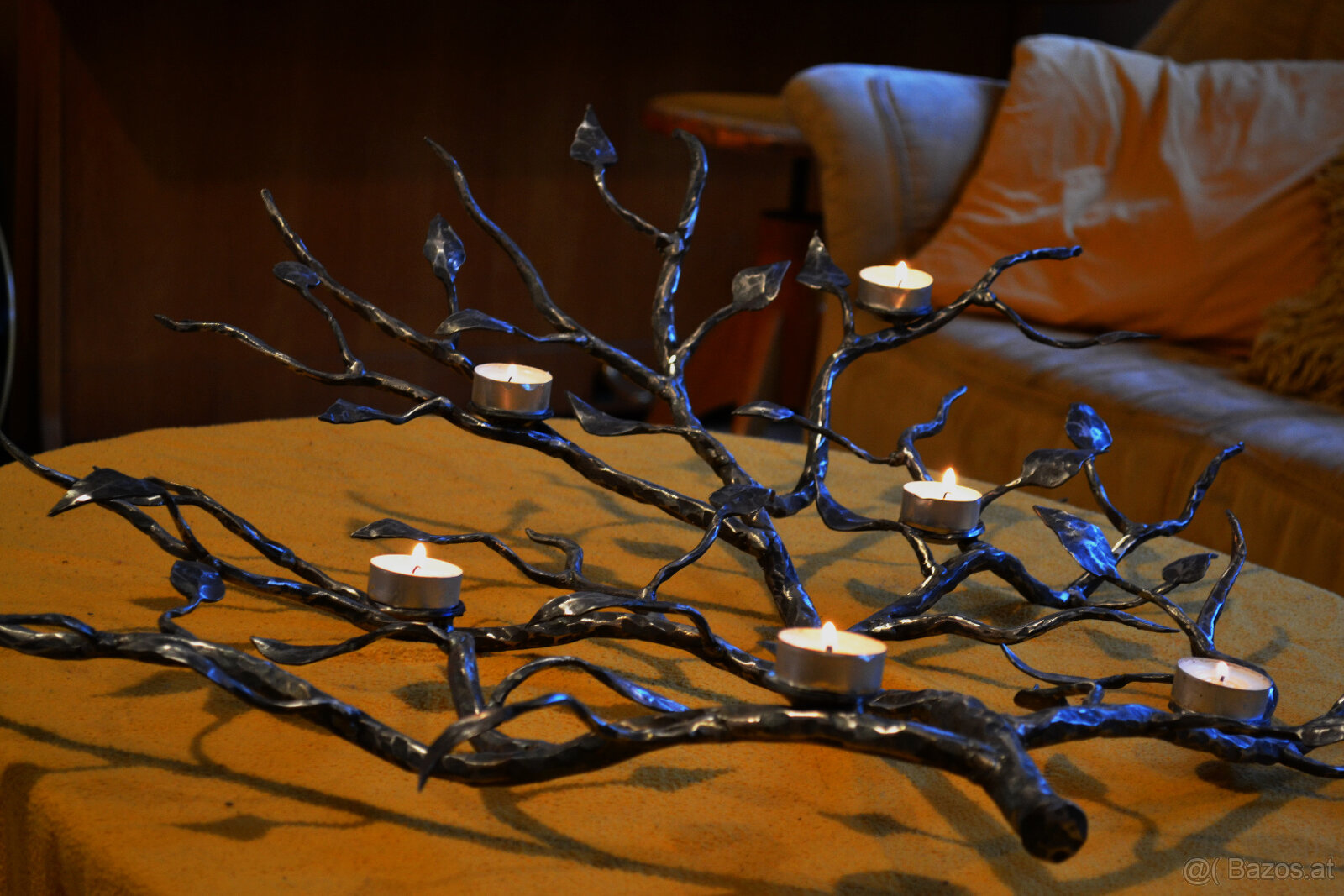 Schmiedeeiserner Kerzenständer - 3