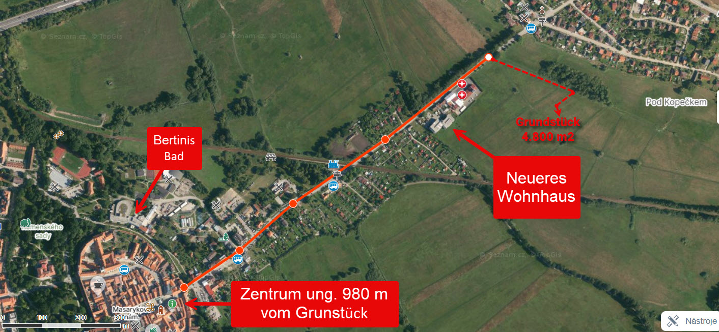 Grundstück Třeboň – 4.800 m² | Nähe Zentrum - Video - 3