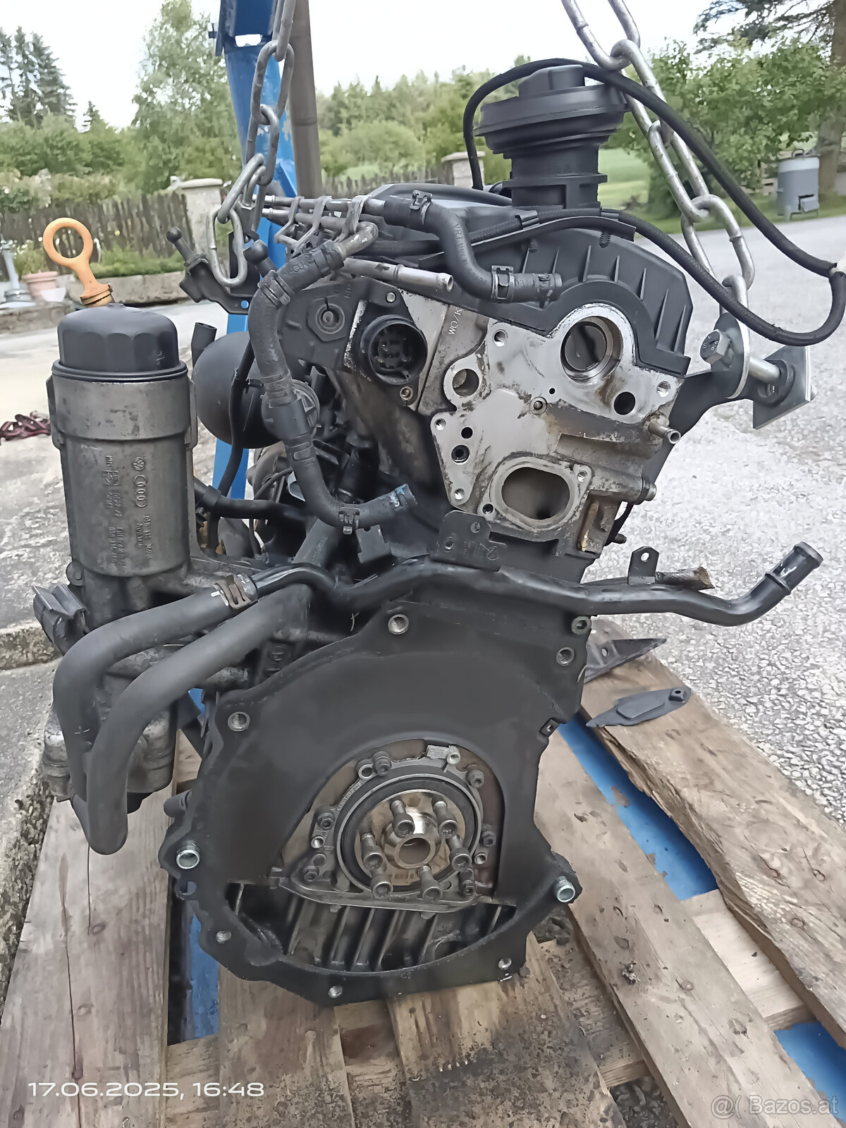 Motor VW Golf 4 ATD 1,9 TDI neuer Zahnriemen 101 PS 2003 tro - 3