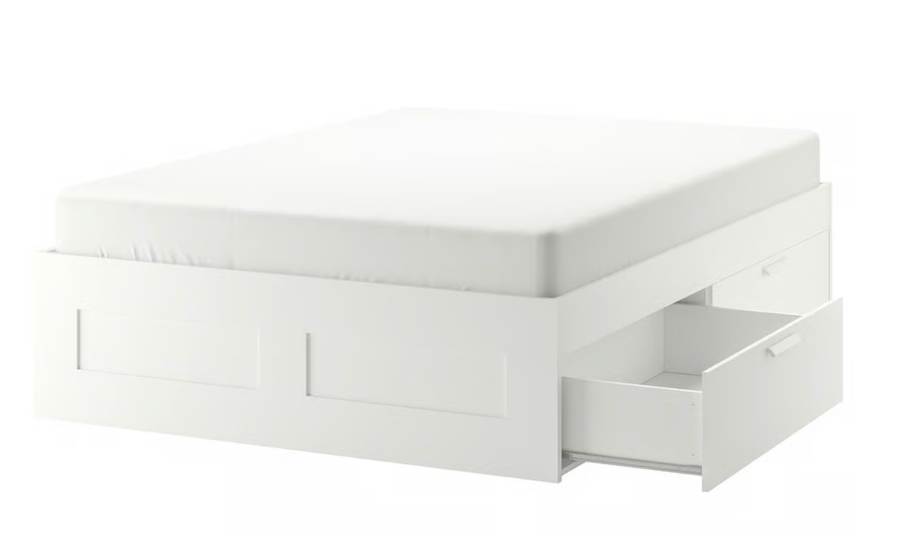 Bett 140x200 inkl. Matratze mit 4 Schubladen zum Ausziehen - 3