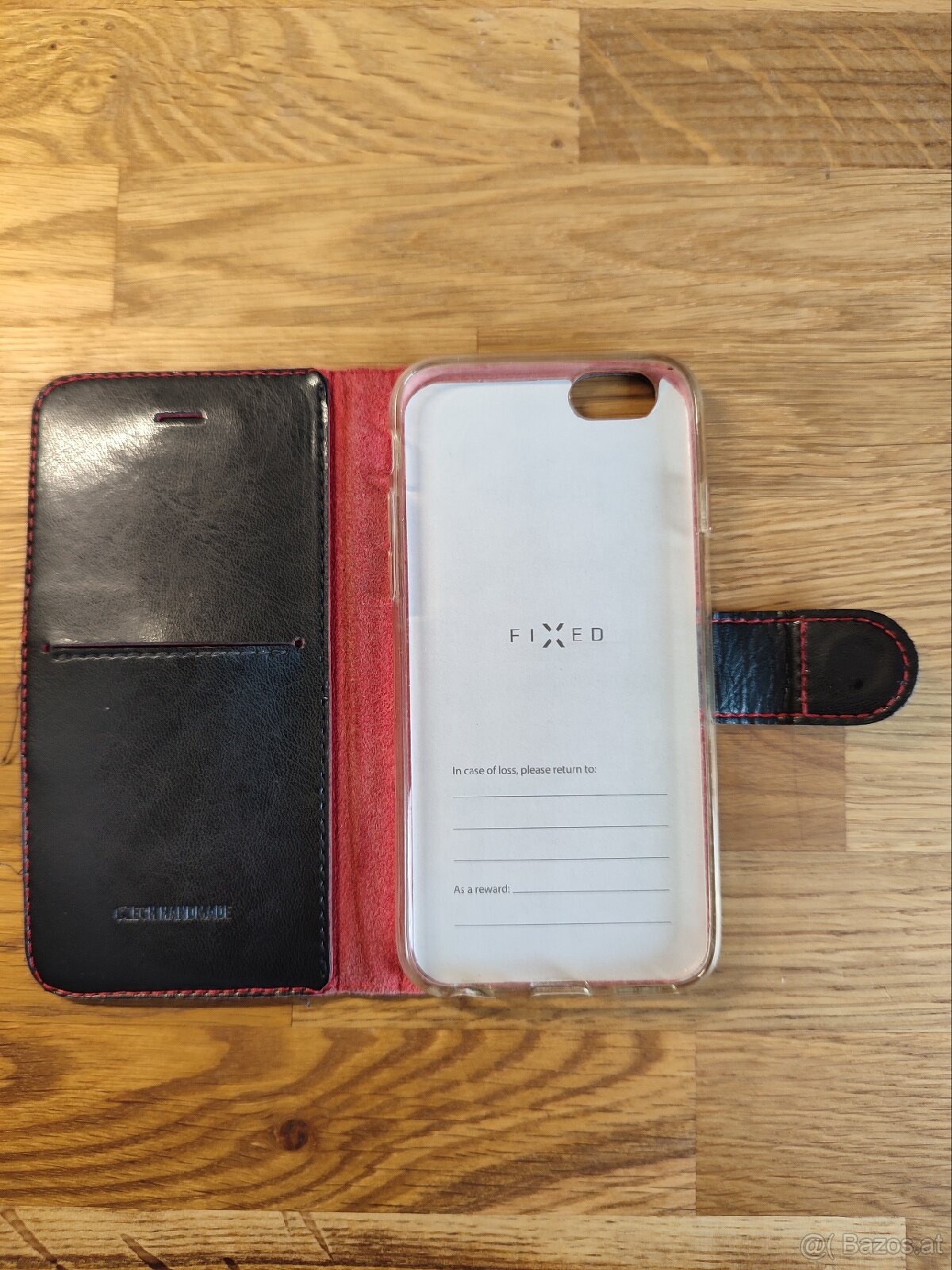 iPhone SE/6/6S/7/8 - Lederhülle, fest (handgefertigt) - 3