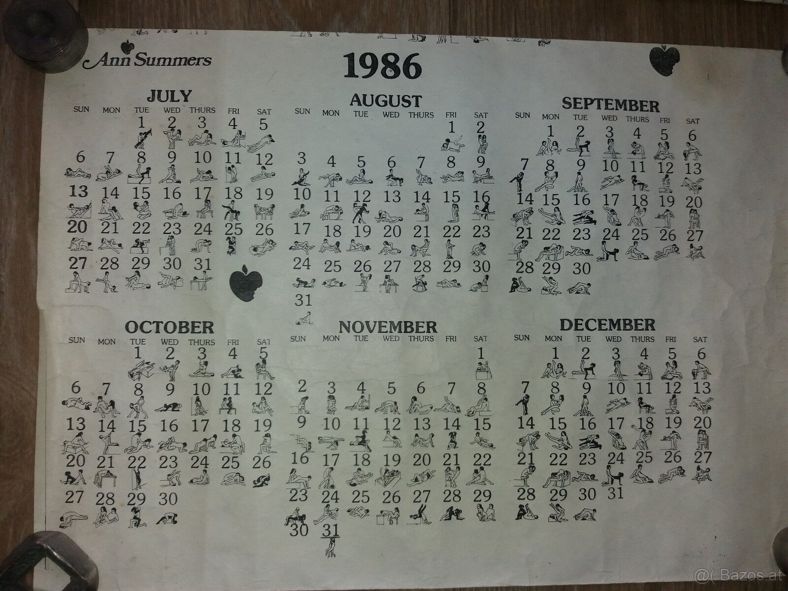 2× Ann Summers Kamasutra Poster 1986 - 3
