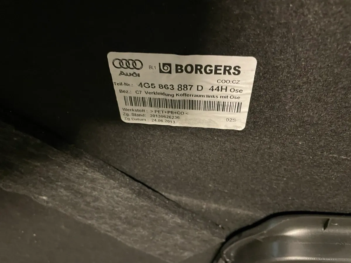Verkleidungen innen Audi A6 C7 4G bj 13-18 Limo TOP Zustand - 3