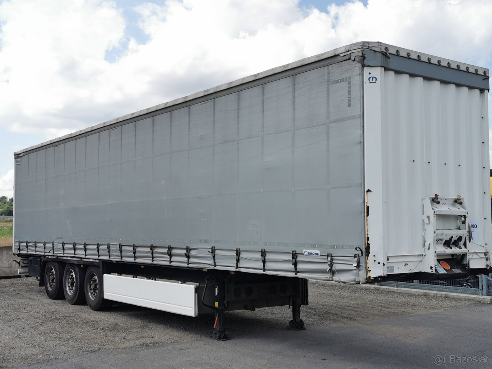 Pritschenauflieger mit Plane KRONE - 3