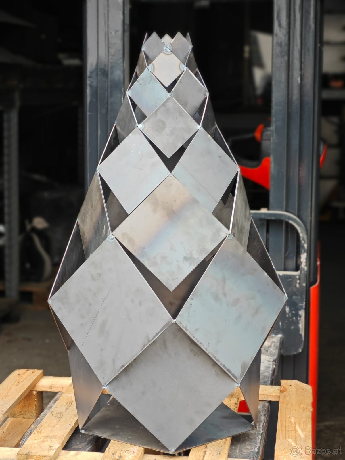 AnzeigeIndustrieskulptur / Moderner Baum – handgefertigt - 3